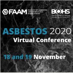 BOHS/FAAM Asbestos 2020 Virtual Conference